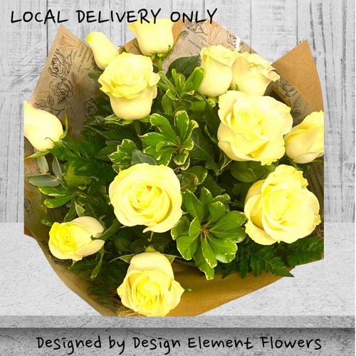 Luxury White Mondiel Rose Hand tied